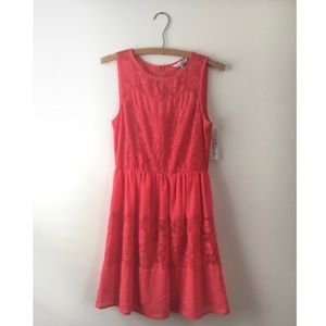 NWT Salmon Midi Dress